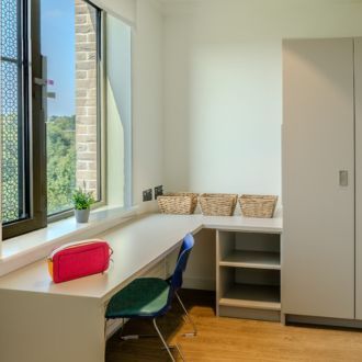 Desk area accessible room