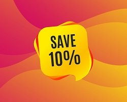 Save 10% with our advance purchase rates